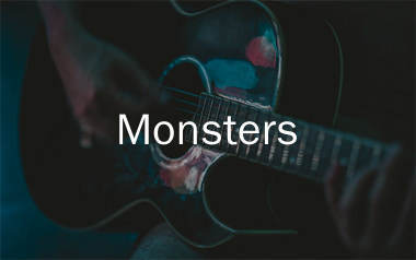 Monsters吉他谱_Katie Sky_C调吉他谱_弹唱六线谱