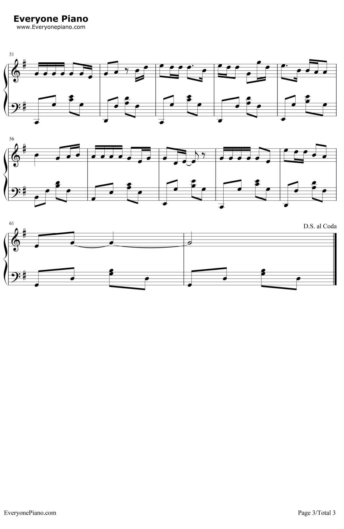 钢琴谱3